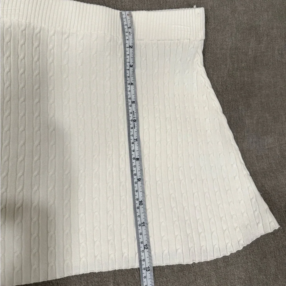 H&M Kids Cable Knit Polo Dress – Size 8–10Y (134/140)